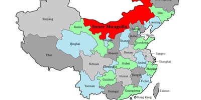 નકશો મંગોલિયા પ્રદેશ